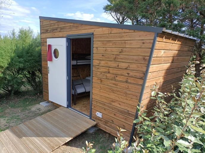 cabane étape randonnée vélo