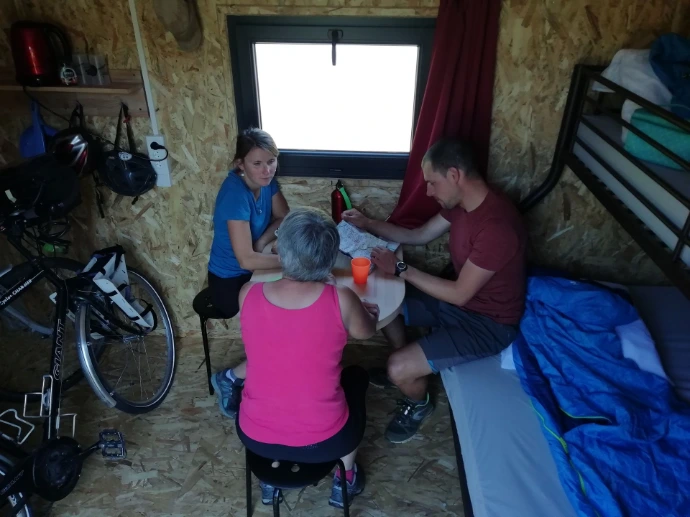 intérieur cabane étape