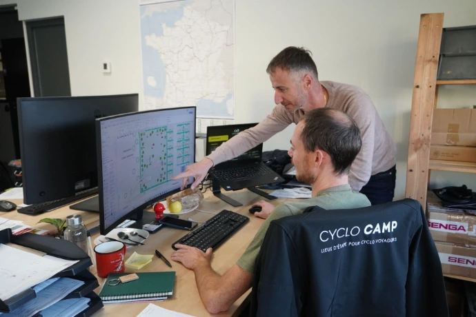 étude bivouac cyclotouriste