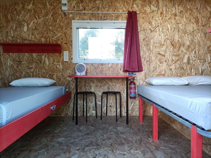 intérieur cabane étape